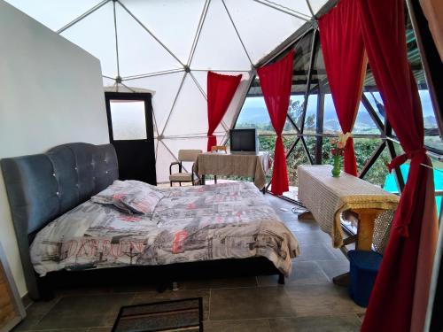 1 double bed