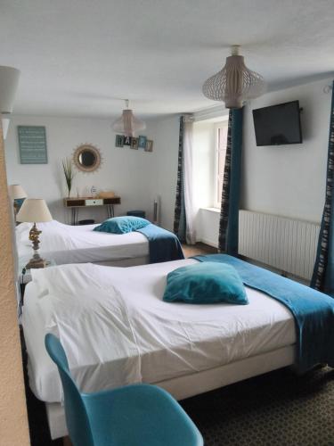 2 double beds