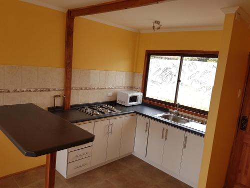 مطبخ, Cabana Vista Bahia Algarrobo in Algarrobo