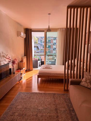 Trastevere studio with a Terrace Smart TV and AC