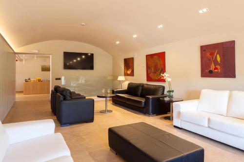 Közös társalgó / TV, Hotel Vall de Bas in Vall D'En Bas