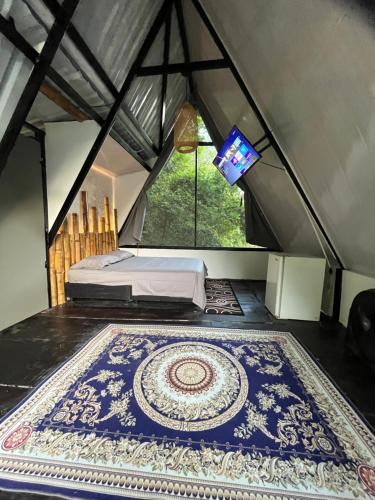 1 double bed