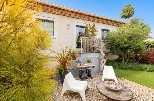 Maison charmante à Poussan avec jardin privé - Location saisonnière - Poussan