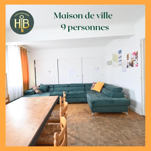 Maison de ville - 9 personnes - 25 min du Pal - Location saisonnière - Yzeure