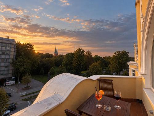 Balcony/terrace, Hotel Kaiserhof Deluxe in Lubeck