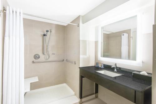 King Room with Roll-In Shower - Mobility/Hearing Accessible - Non-Smoking