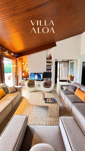 Villa ALOA - Villa familiale en Ardeche pour 8 personnes avec piscine privée proche Aubenas, Vals les Bains, Vallon Pont d Arc