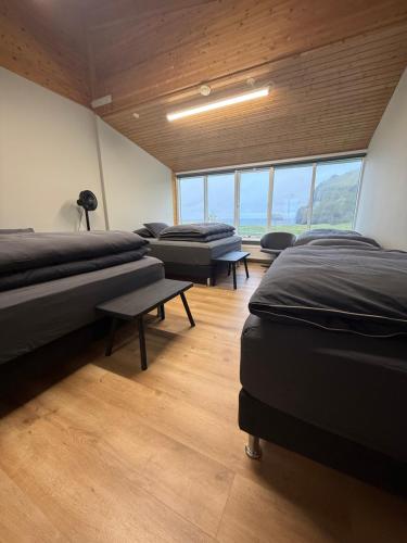 2 queen beds, 2 twin beds
