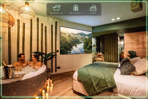 Suite romantique Bali, Sauna , Spa, Strasbourg