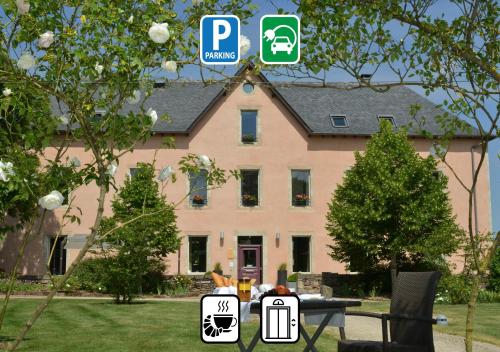 HÔTEL LA FERME DE BOURRAN - RODEZ - parking privé avec bornes pour voitures électriques