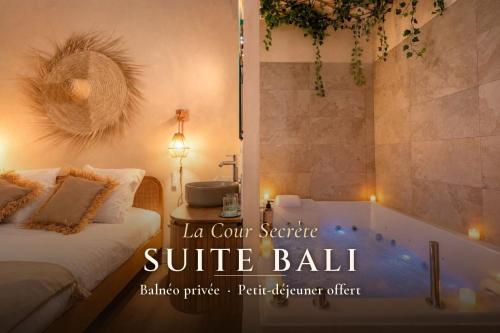 La Cour Secrète - Suite Bali - Balnéo privée - Escapade romantique à Carpentras - Location saisonnière - Carpentras
