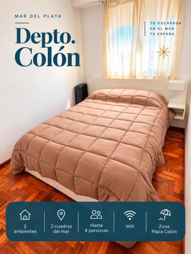 Depto Colón MDQ Cerca del mar y Plaza Colón 4 personas