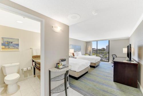 2 double beds