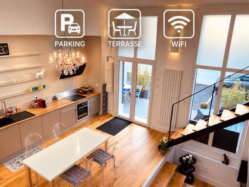 Loft Reims - Parking gratuit