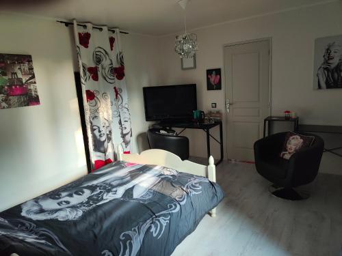 1 double bed