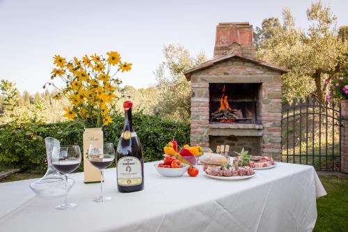 المرافق, Luxury pool villa in Cortona in Riccio