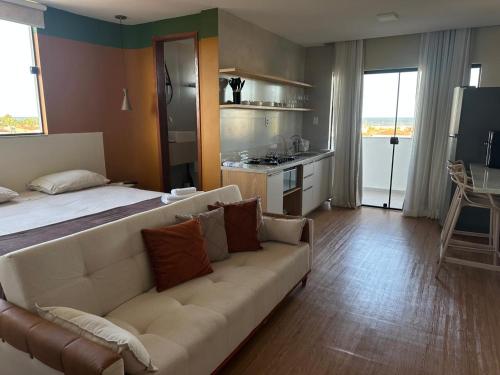 Flat com vista mar