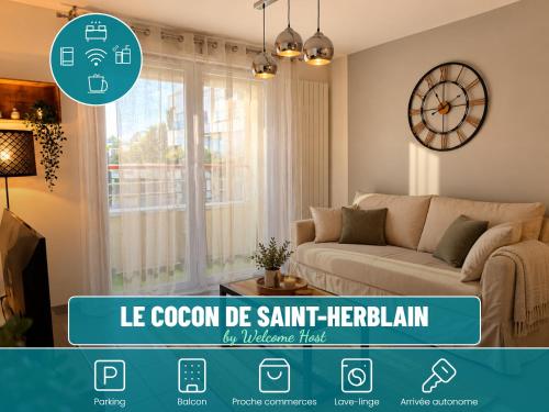 Le Cocon de Saint-Herblain, Parking clos - Location saisonnière - Saint-Herblain