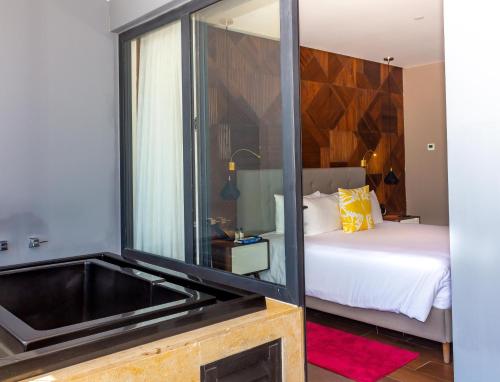 Double room, residence, hydromassage bathtub