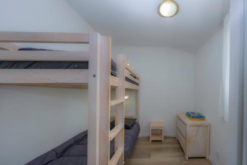 1 double bed, 1 bunk bed, 1 sofa bed