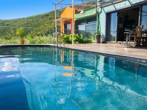 Elegant Villa with Sea View in Politika gîte à louer Ákrai