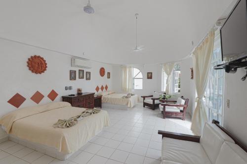 2 double beds