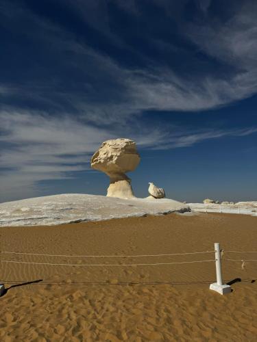 White Desert Camping