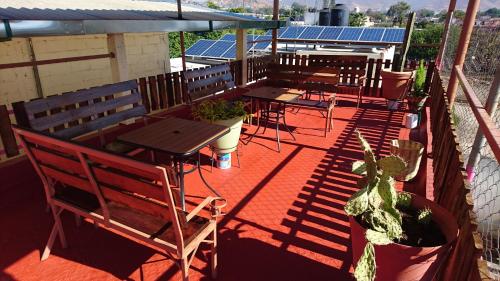 شرفة/ تراس, Hostal Mixteco Naba Nandoo in اوكساكا