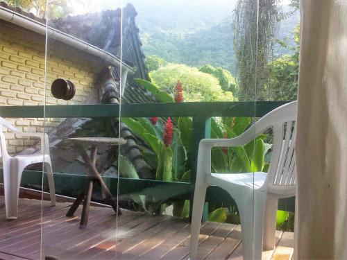 balkon/terras, Casa Sao Conrado in Sao Conrado
