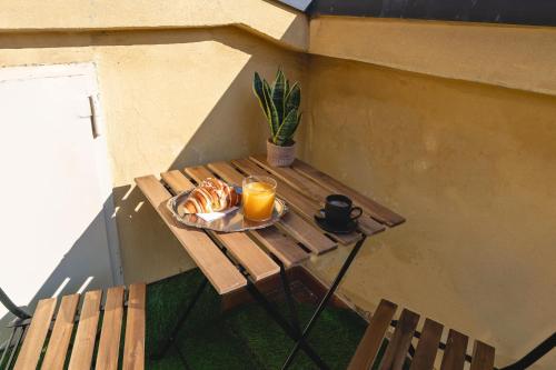 Brera hot tub terrace, attic with rooftop views