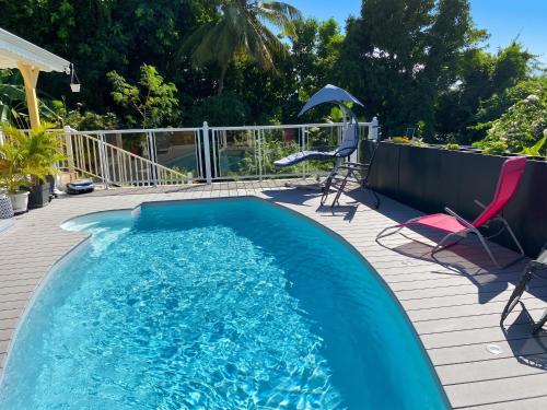 Bungalow moderne à Petit-Canal avec piscine privée - Location saisonnière - Petit-Canal