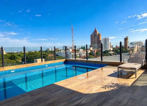 Equipado Departamento con Piscina en Av Busch