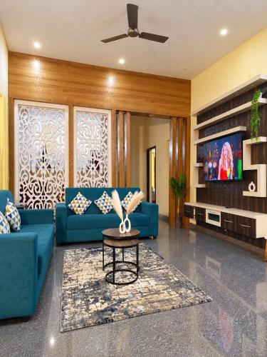 Hamsa Farmstay - 3BHK AC, TT, Cricket, BBQ, Campfire, Badminton