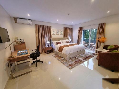 1 double bed