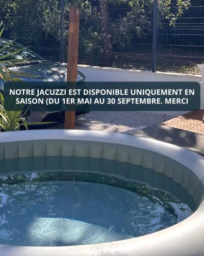 Maisonnette 32m2 climatisé avec jacuzzi au calme. 5