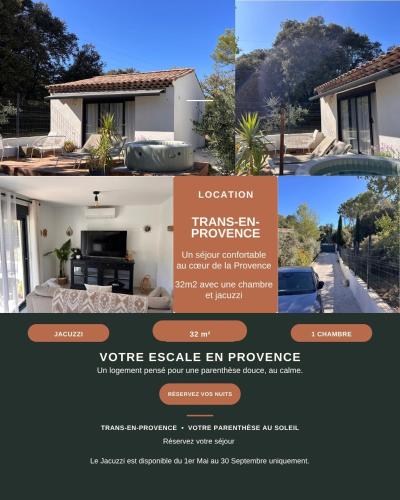 Maisonnette 32m2 climatisé avec jacuzzi au calme. 2