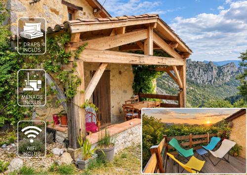Gîte de la Chabespa, belle vue, au calme gîte à louer Serres