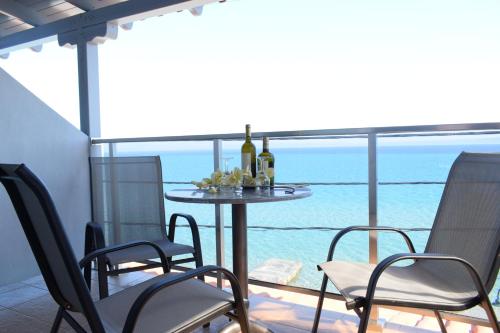 Terraza/balcón, Myrto Rooms in Chalkidiki