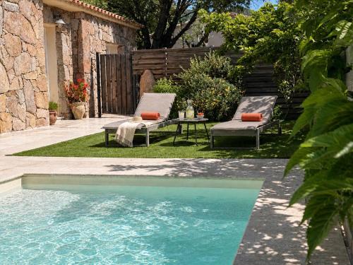Ogliastru - Maison en pierre avec piscine privée - Figari 1