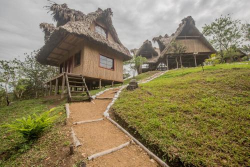 A szálláshely kívülről, Vista Verde Lodge in Lanquin