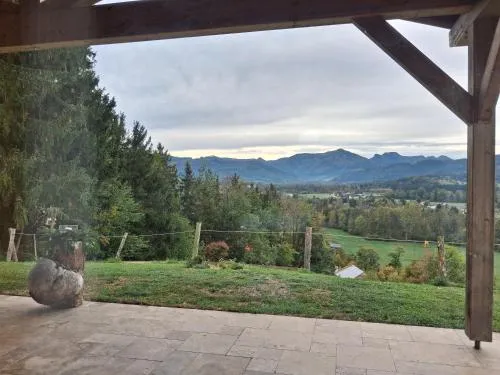 Almtalblick in Pettenbach, Österreich