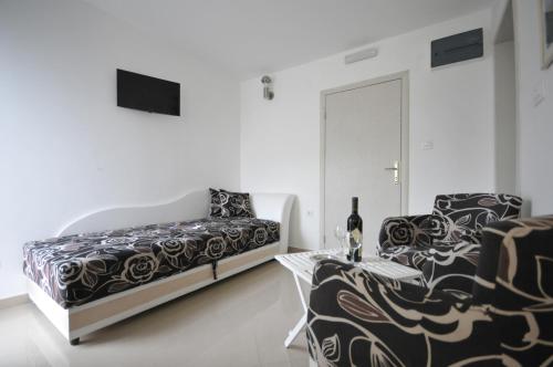 Chambre triple, balcon