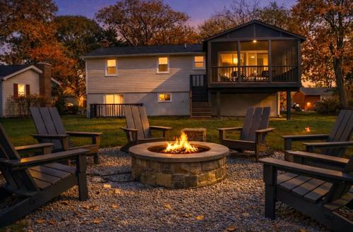 4BR House Mins to Downtown Annapolis with Firepit, Basement Bar, & Sleeps 12