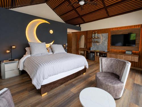 1 double bed