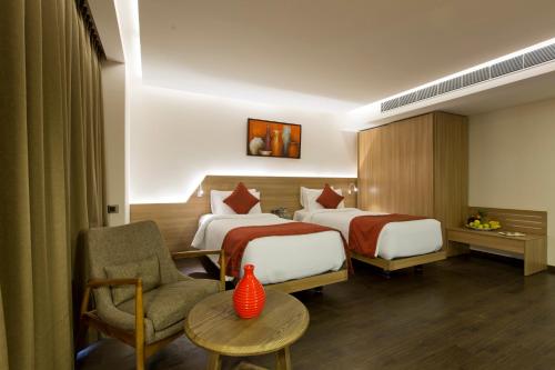 Chambre double avec 1 ou 2 lits, exécutif