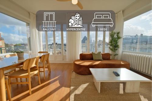 Le Nacré, Right in the heart of the city, City view