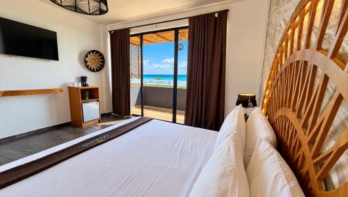 Habitación doble, deluxe, vistas al mar, balcón