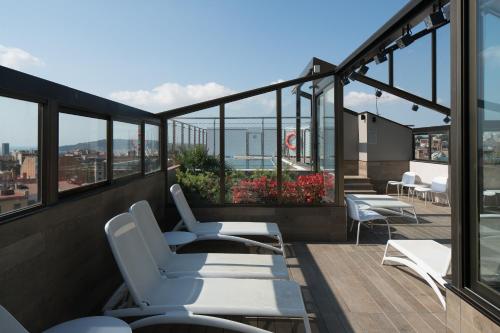 Balcony/terrace, Catalonia Park Putxet Hotel in Barcelona