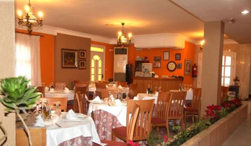 مطعم, Hotel Los Arcos in Retamar