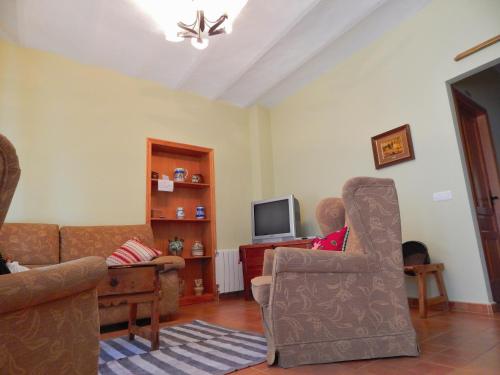 Koplietošanas atpūtas telpa ar TV, Casa Rural La Perra Gorda in Zorita